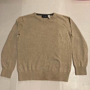 The Children's Place Boys Striped Sweater Khaki Color Size 7/8